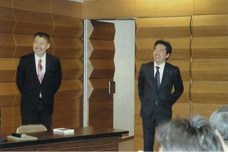 藤井教授と市森社長