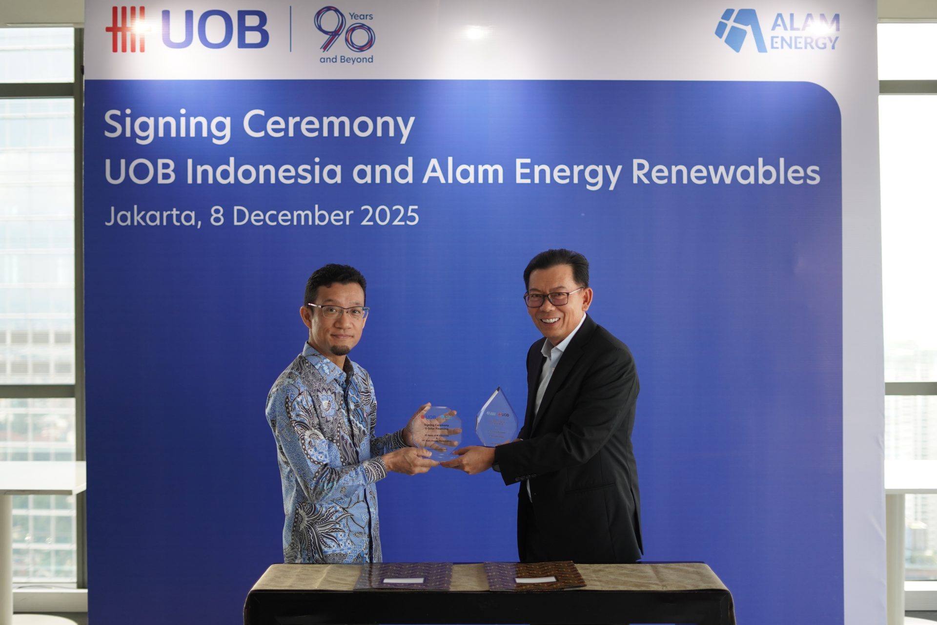 NiX JAPANグループの出資先であるPT. Alam Energy Renewablesを通じて PT. Bank UOB Indonesiaとインドネシアにおける再生可能エネルギー分野での融資締結をいたしました